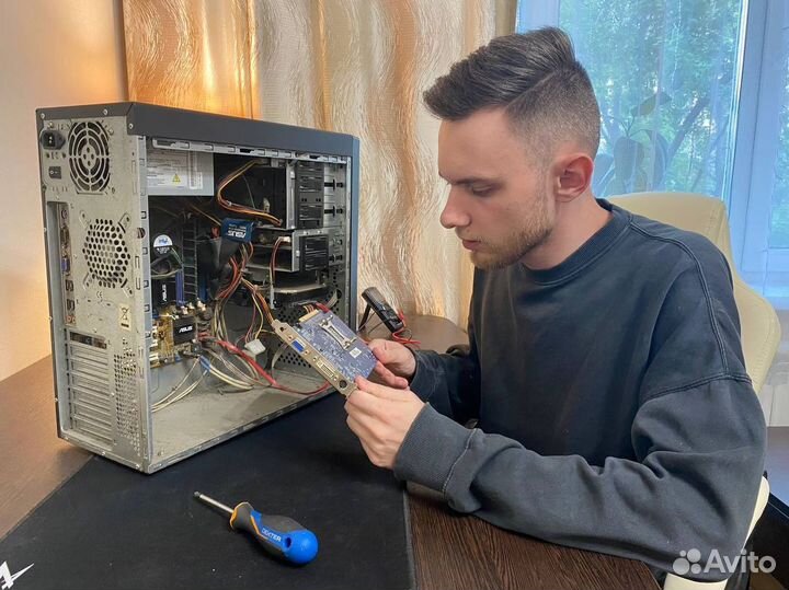 Ремонт компьютеров, ноутбуков. Установка виндовс