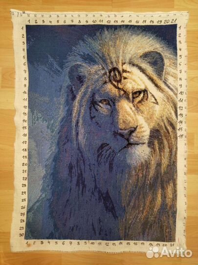 Картина Лев (вышивка крестом)