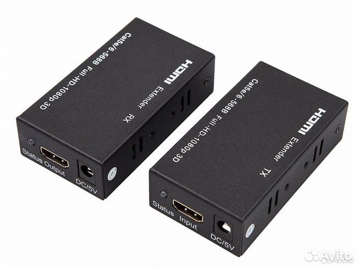 Hdmi удлинитель по витой паре 60 метров