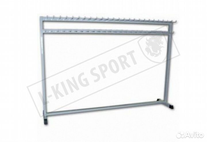 Стеллаж для лыжных палок на 100 пар(двухсторонний)