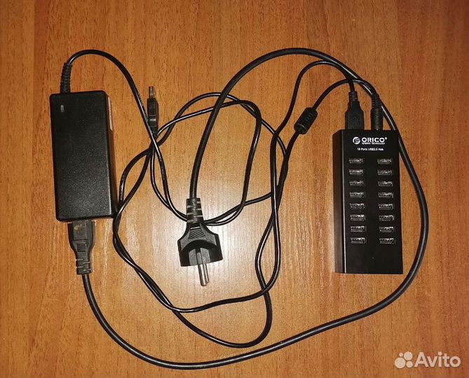 USB-HUB 2,0 orico, 16 портов