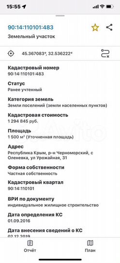 Участок 15 сот. (ИЖС)