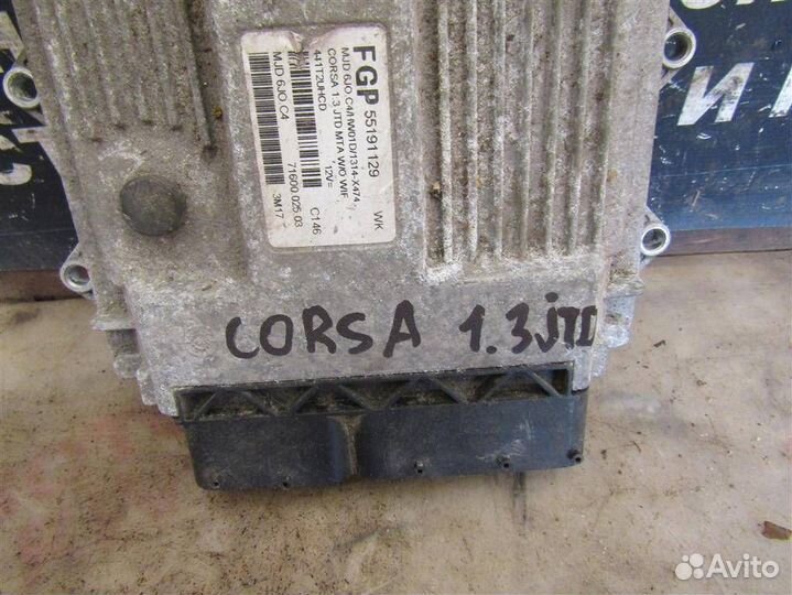 Блок управления двигателем Opel Corsa C 2003