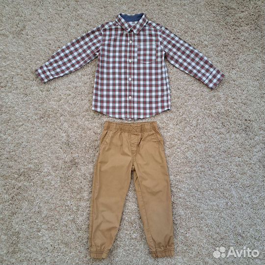 Комплект carters рубашка + брюки