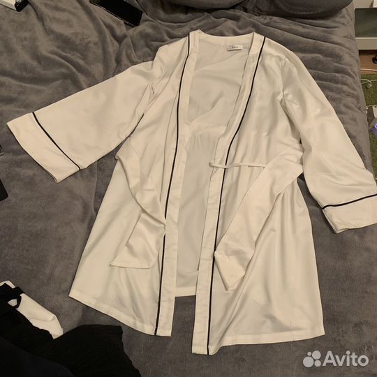 Халат женский шелковый