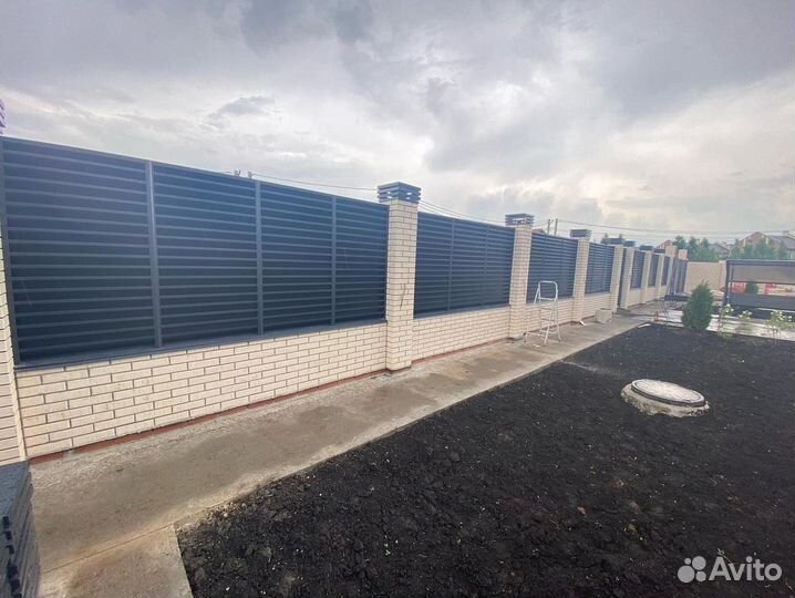 Забор жалюзи