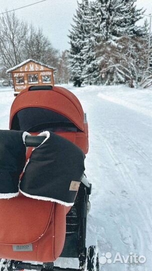 Коляска 3в1 Riko Basic Montana Ecco 17 Maroon