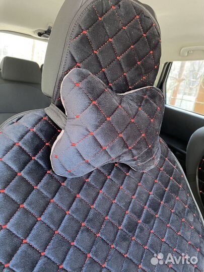 Подушки автомобильные велюр
