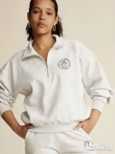 Sporty & Rich свитшот на молнии, жен.р.S,М