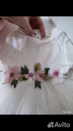 Платье для девочки 74