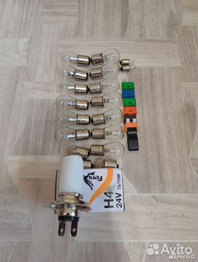 Освещение авто.лампочки 24v + 12v