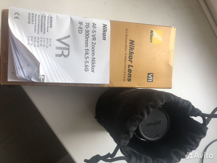 Объектив nikon AF-S VR Zoom-Nikkor 70-300 mm