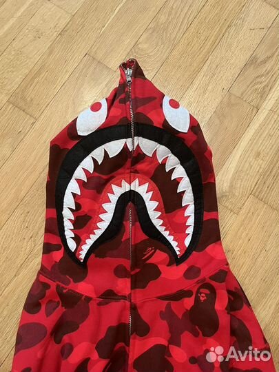 Зип худи bape shark