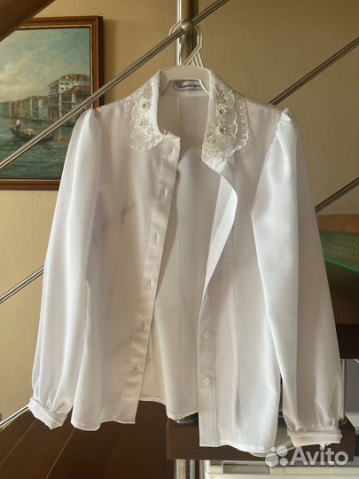 Блузки для девочек 1-4 класс