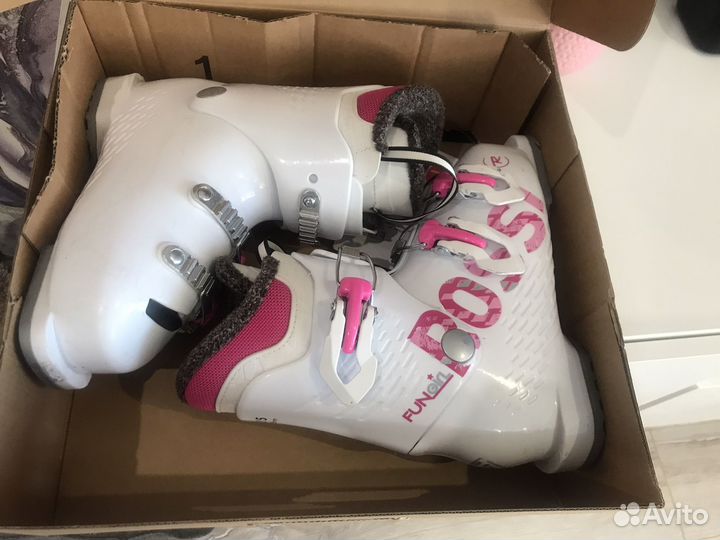 Горнолыжные ботинки детские 21,5 для девочки