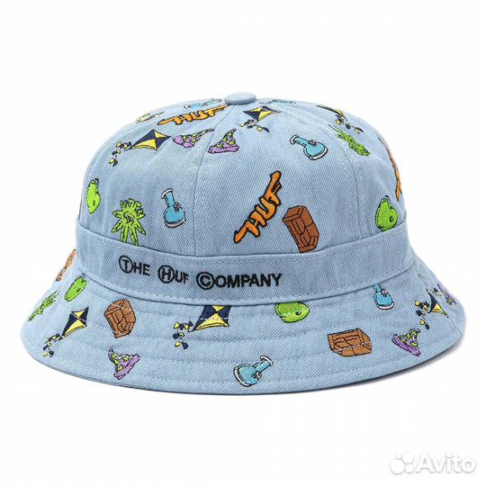 Панама HUF Scatterbrain Light Blue