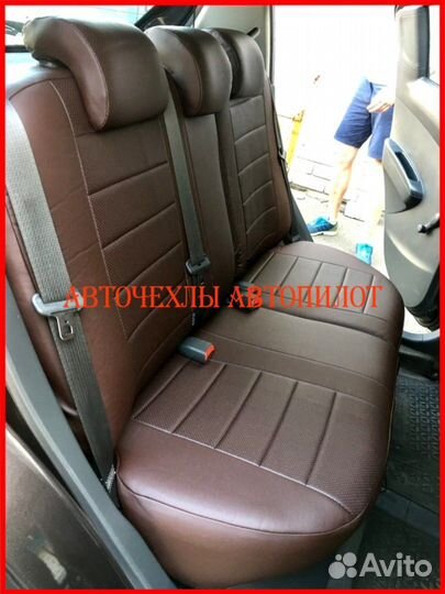 Чехлы Автопилот Chevrolet Spark из экокожи