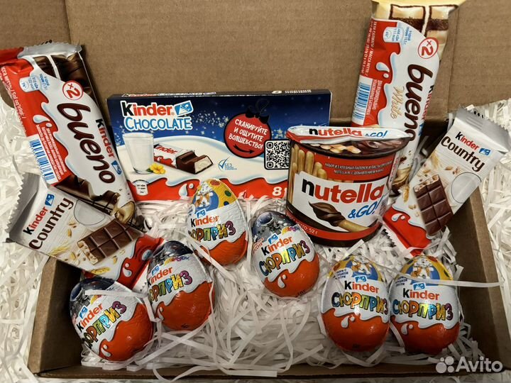 Большой сладкий подарочный набор с Kinder
