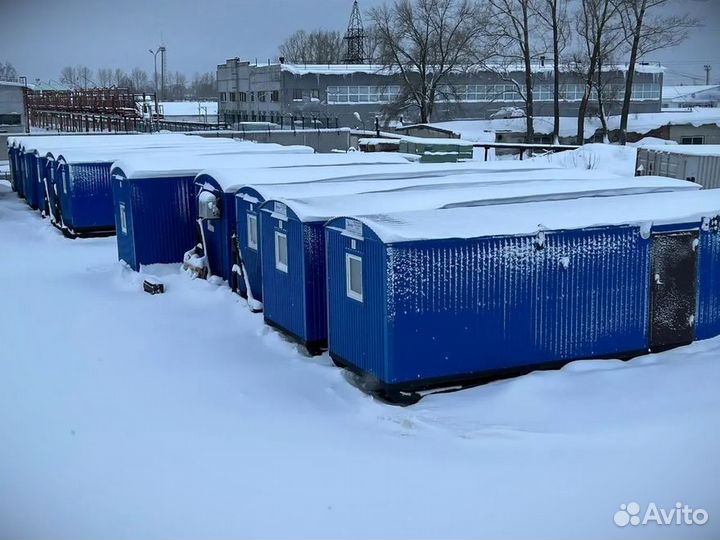 Вагон дома на колесах, полозьях