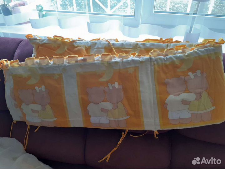 Бортики в детскую кроватку