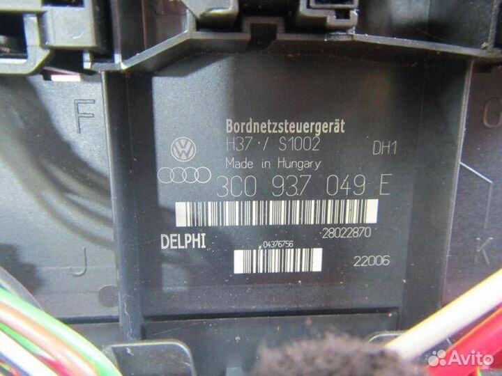 Блок комфорта Volkswagen Golf Plus 2005 3C0937049E