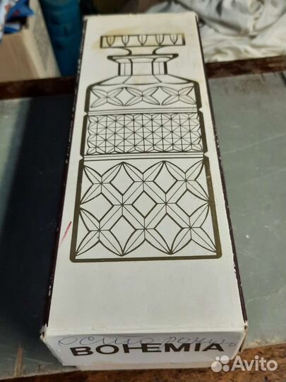 Графин хрустальный СССР Богемия.Новый