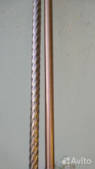 Штанги для карниза металл 2 м медь, черный