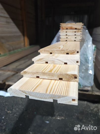 Вагонка штиль лиственница 14*120 мм сорт вс