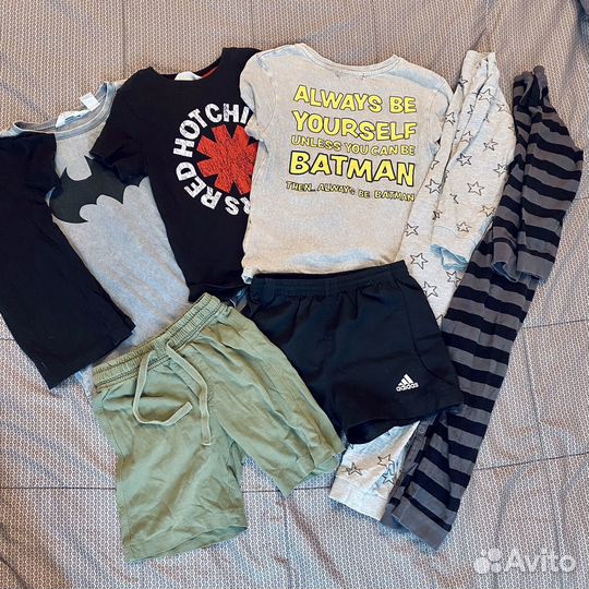 Пакеты вещей для мальчика ростом 98