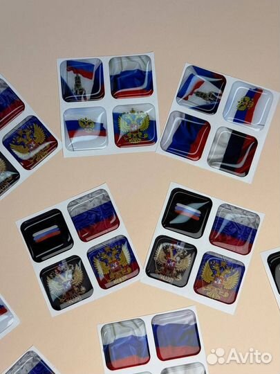 3D стикеры с Вашим дизайном оптом