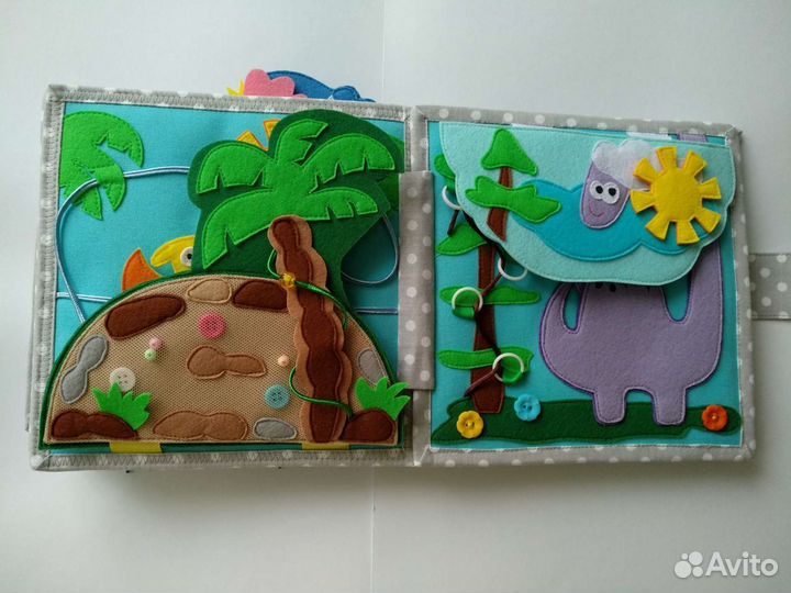 Развивающая книжка из фетра