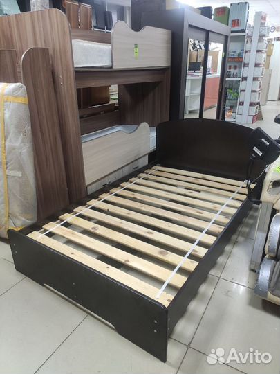 Б-1 Кровать 1,5 спальная + матрас 38606