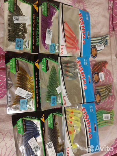 Приманки силиконовые