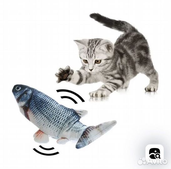 Интерактивная рыба - игрушка питомца