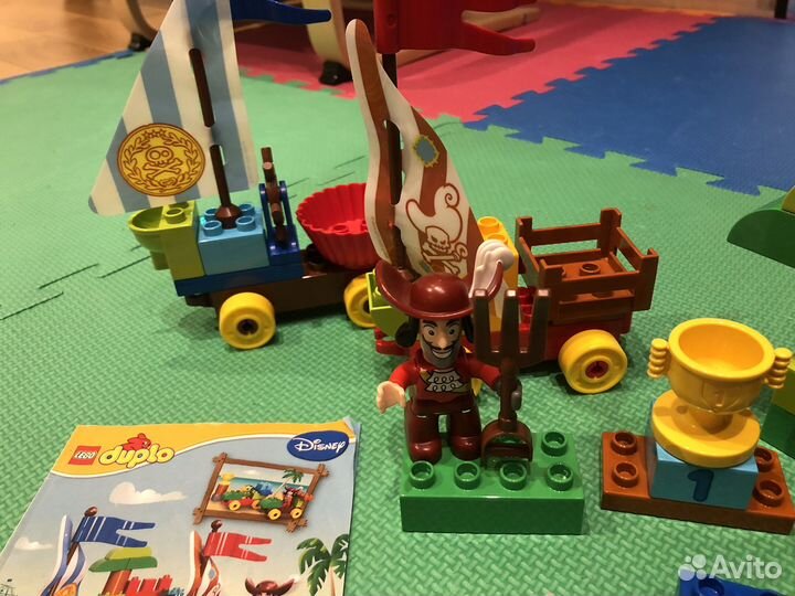 Lego duplo 10539 пляжные гонки Джейка