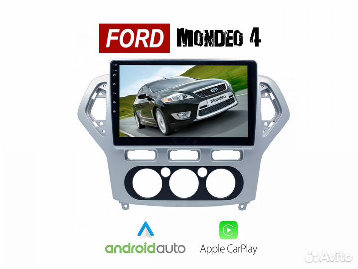 Topway Ford Mondeo 4 дорест LTE CarPlay 2/32gb
