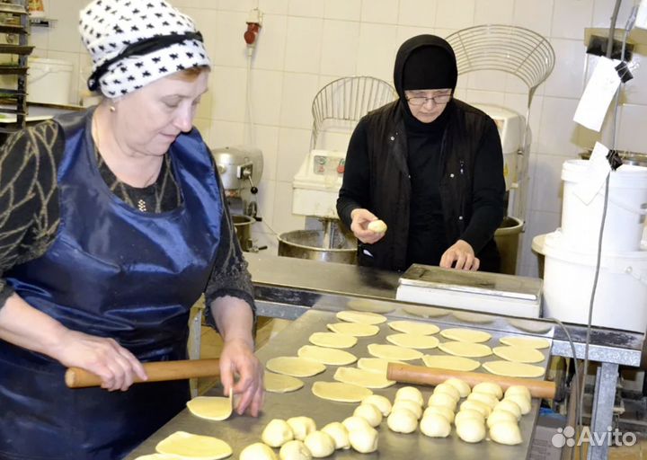 Работа Пекарь. Женский Храм Москва. Жилье+Еда