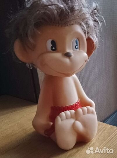 Советская резиновая игрушка Львёнок