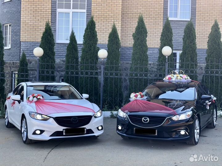 Свадебный кортеж Мазда 6 Skyactiv.Прокат украшений
