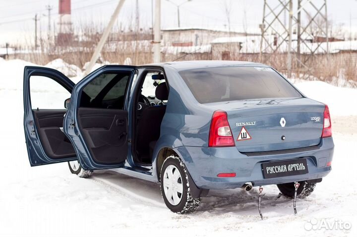 Накладки на пороги Renault Logan 2004-2013