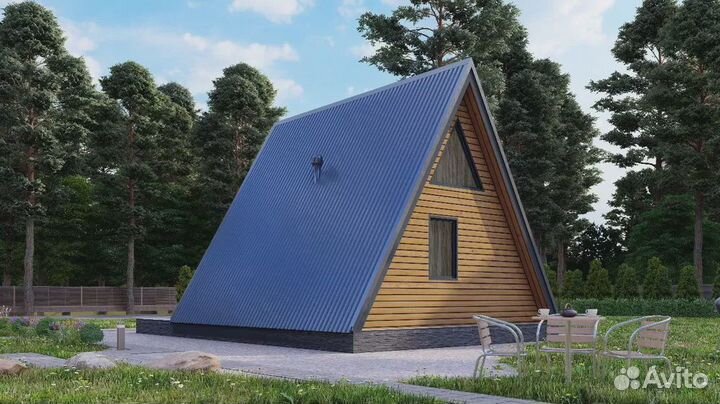 Каркасный дом A-Frame