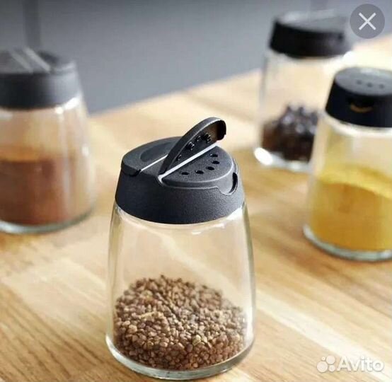 Банки стеклянные для специй Икея IKEA