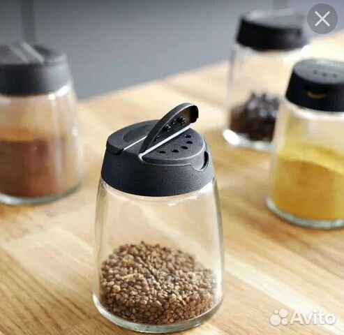 Банки стеклянные для специй Икея IKEA