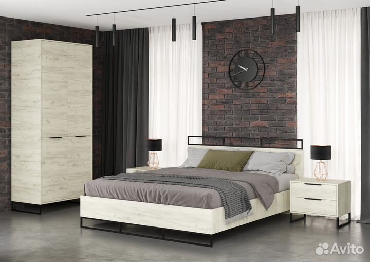 Шкаф в стиле лофт 001