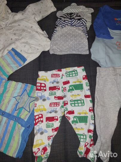 Пакет одежды для мальчика 0-3 мес