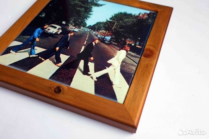 Фотоплитка в рамке The Beatles