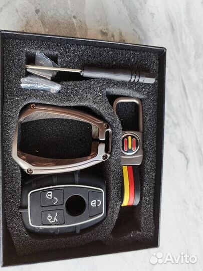 Чехол на ключь рыбка Mercedes Benz