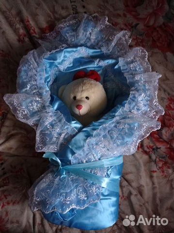 Конверт на выписку для мальчика зимний