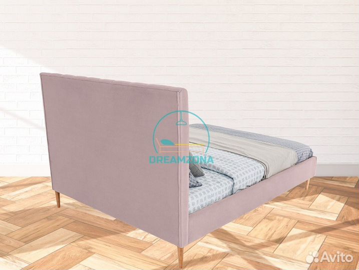 Кровать Сиера с мягким изголовьем под заказ