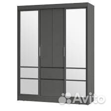 Шкаф-купе Симпл щкк 06 (графит) 1,6 м